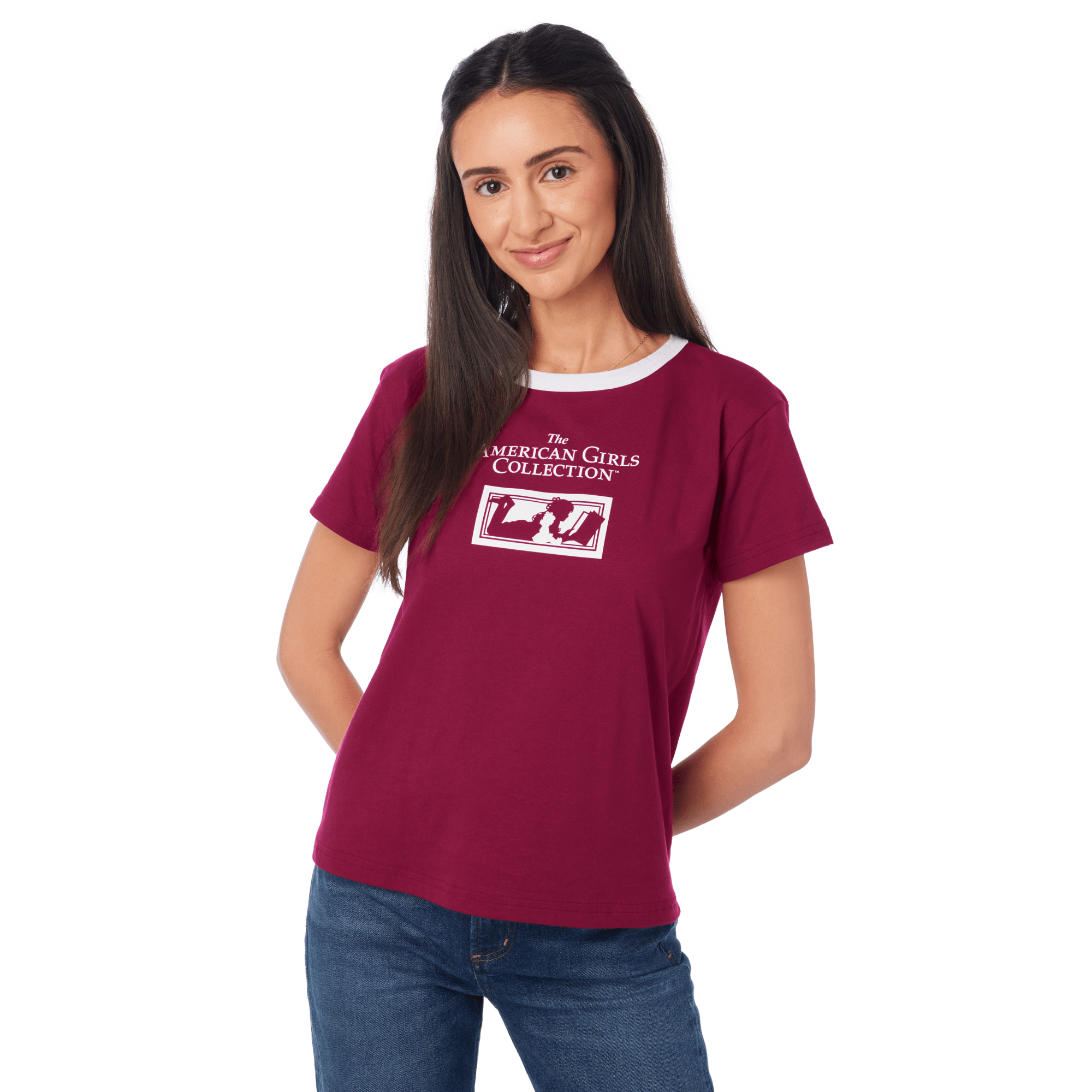 The American Girls Collection Ringer Tee For Adults