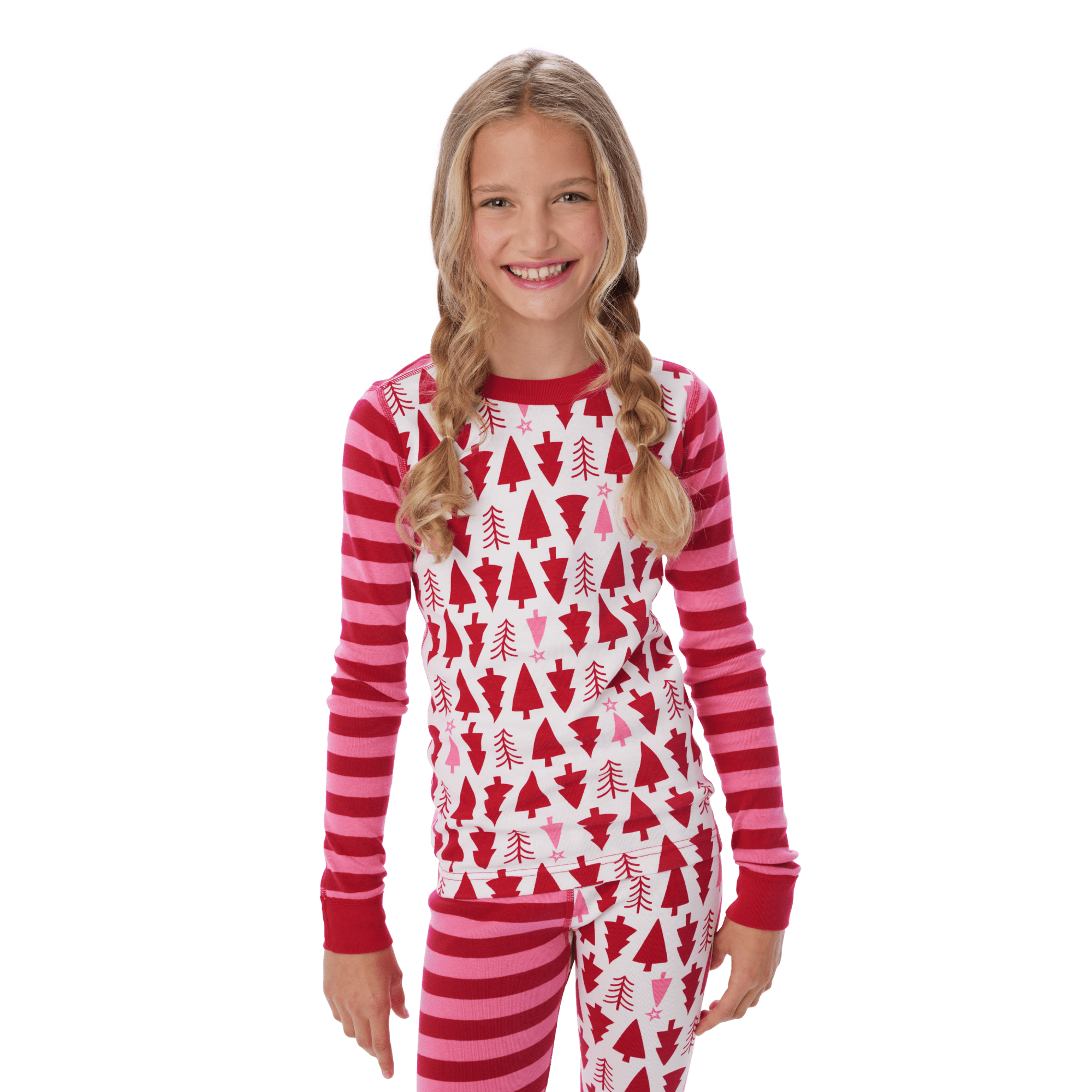 American Girl X Hanna Andersson Holiday Treetops Pajamas For Little Girls & Girls - Image 4