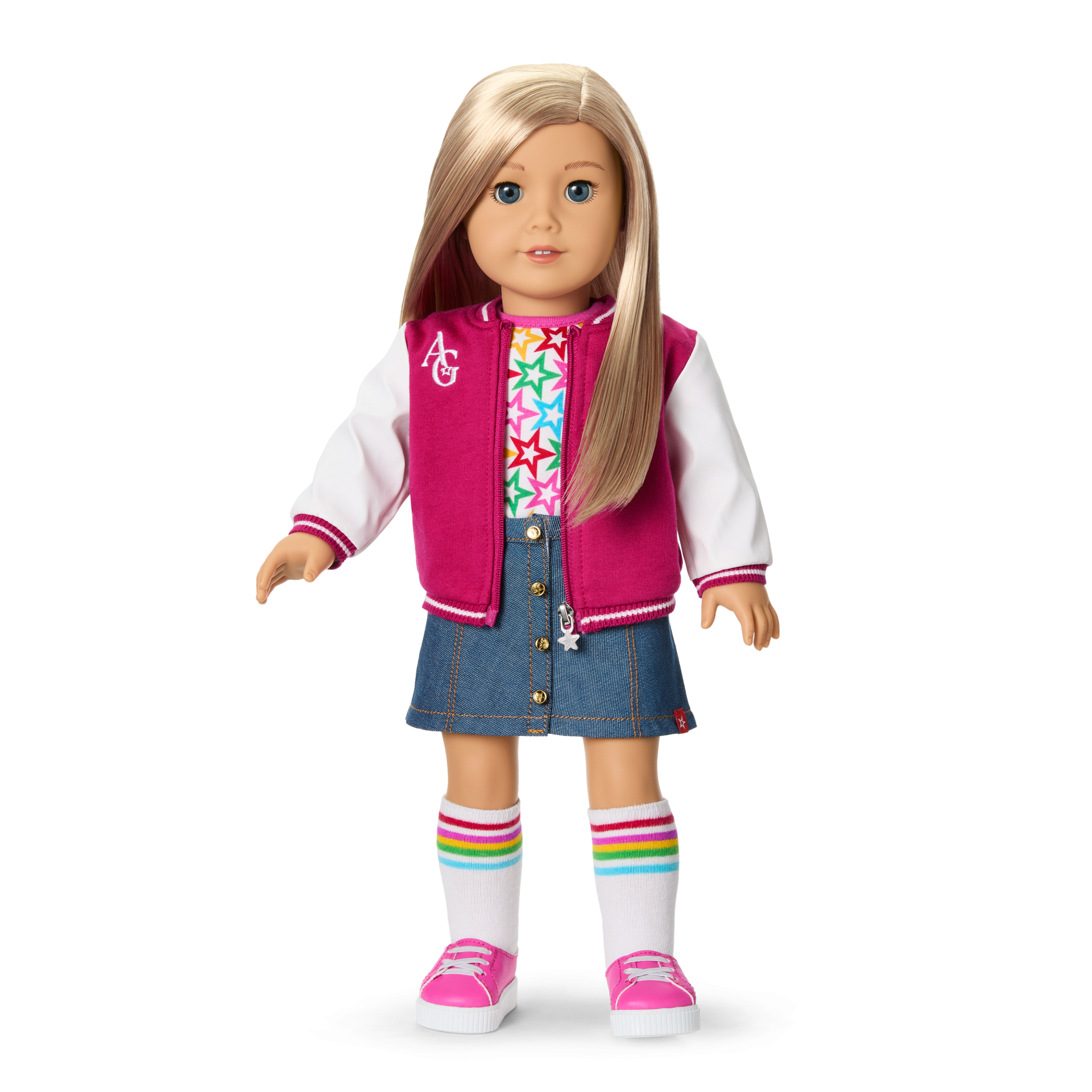 Truly Me 18-Inch Doll #100, Puppy, Mini Backpack & Accessories Ag Star Squad Bundle - Image 2
