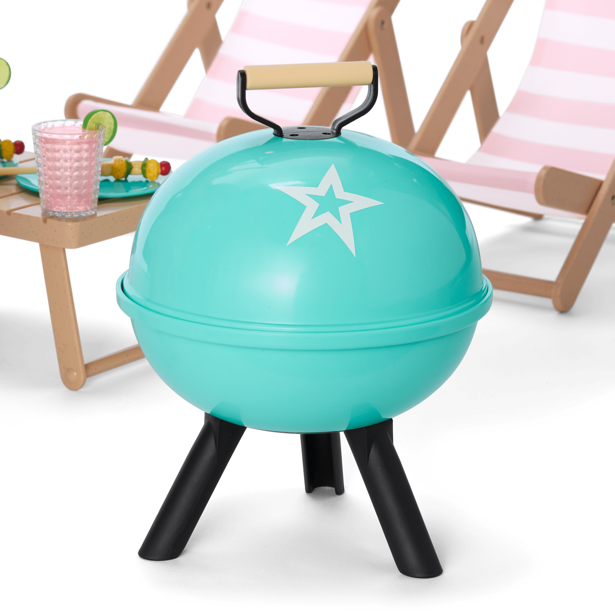 Raquel's Beach Chairs & Barbecue Set For 18-Inch Dolls (Girl Of The Year 2026) - Image 6