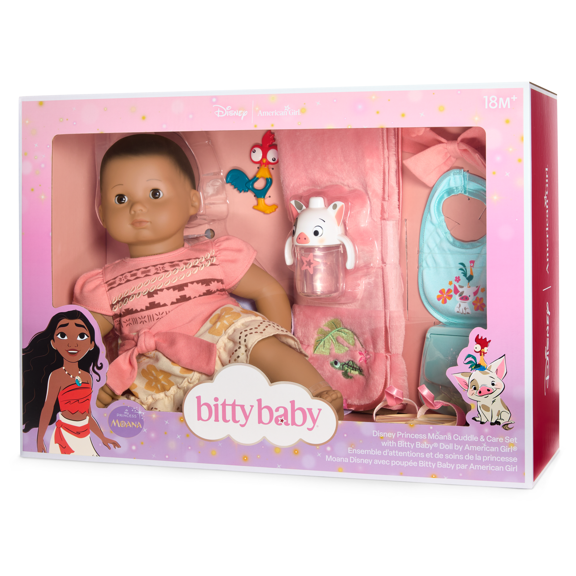Disney Princess Moana Cuddle & Care Set With Bitty Baby Doll By American Girl - Image 12