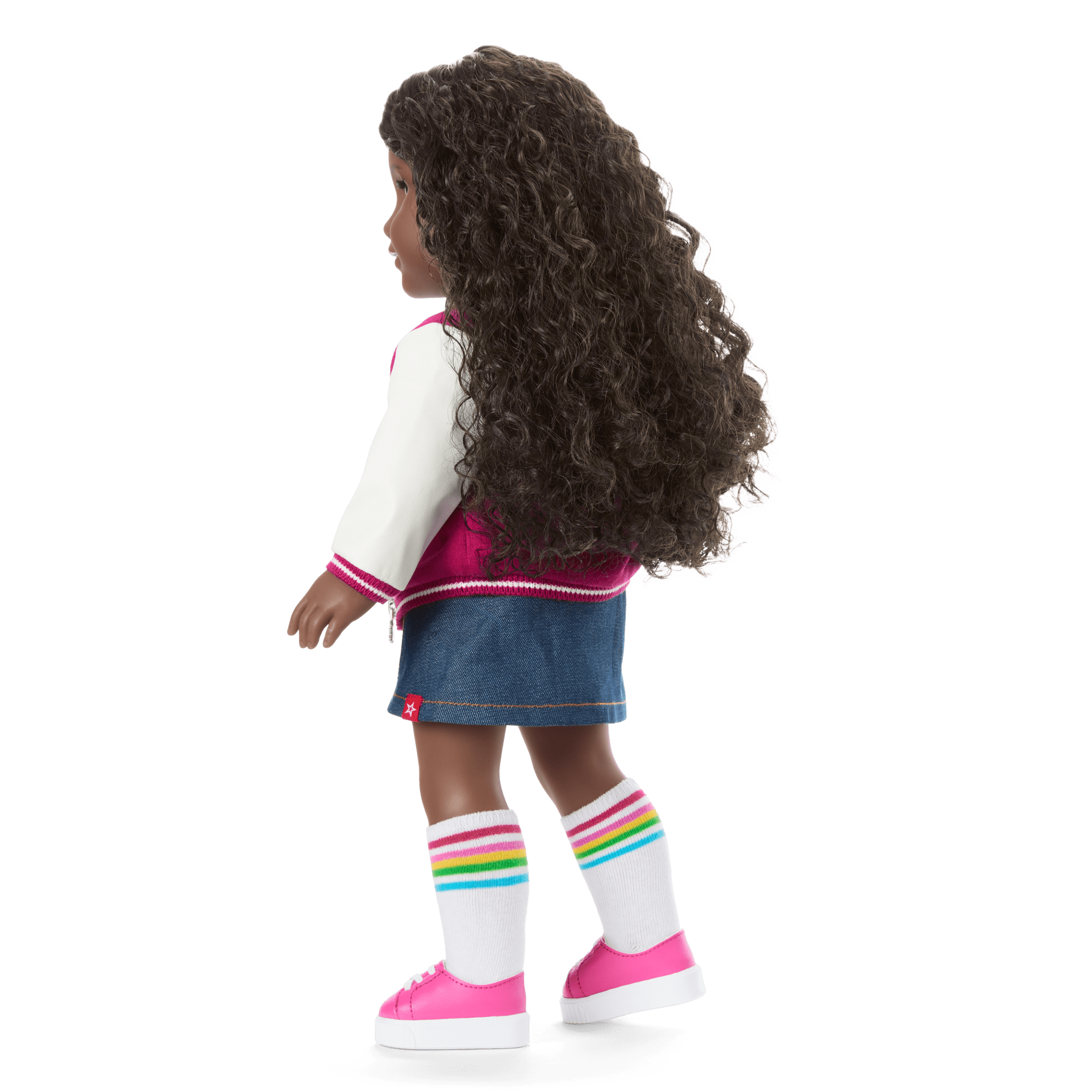 Truly Me 18-Inch Doll #127 With Curly Dark-Brown Hair - Image 3