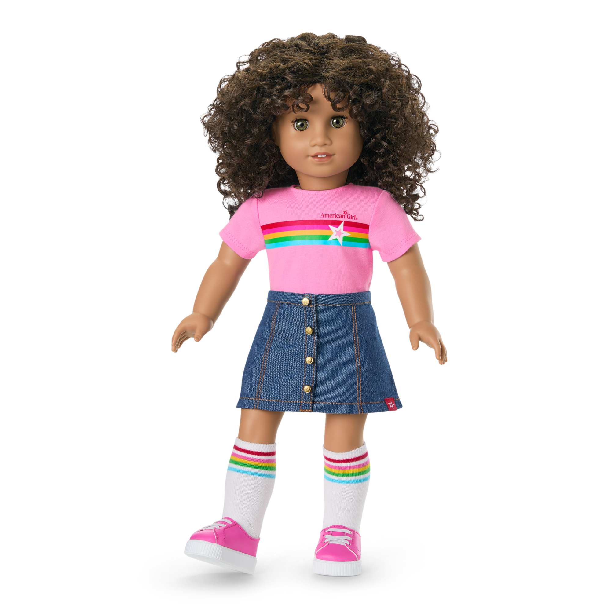 Truly Me 18-Inch Doll #132 With Curly Dark-Brown Hair - Image 11