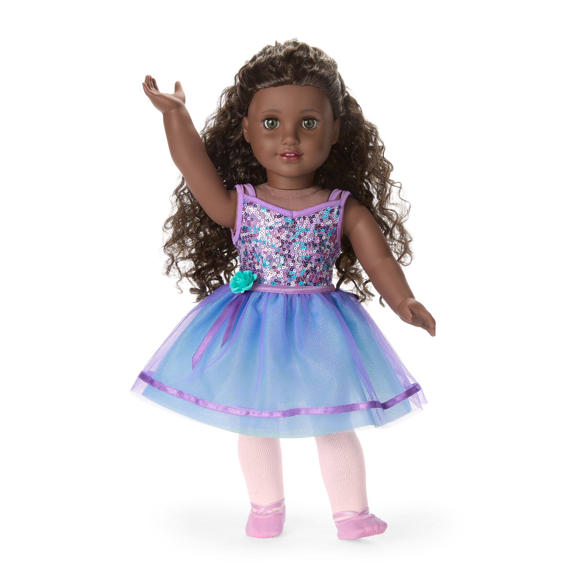 Truly Me #127 Doll & Dance All Day Set With Curly Dark-Brown Hair - Image 2