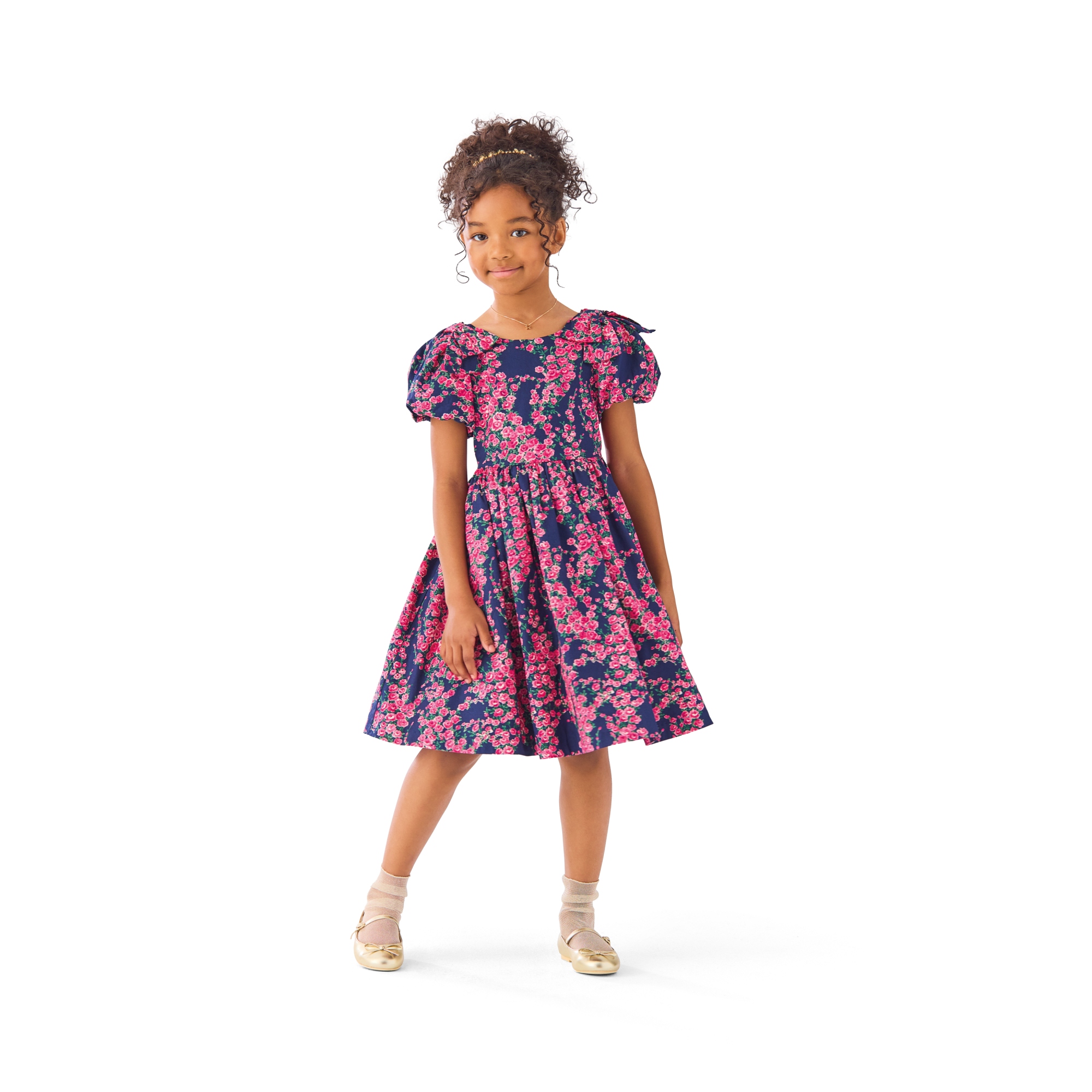 American Girl X Janie And Jack Rosy Cascade Party Dress For Girls & 18-Inch Dolls - Image 2