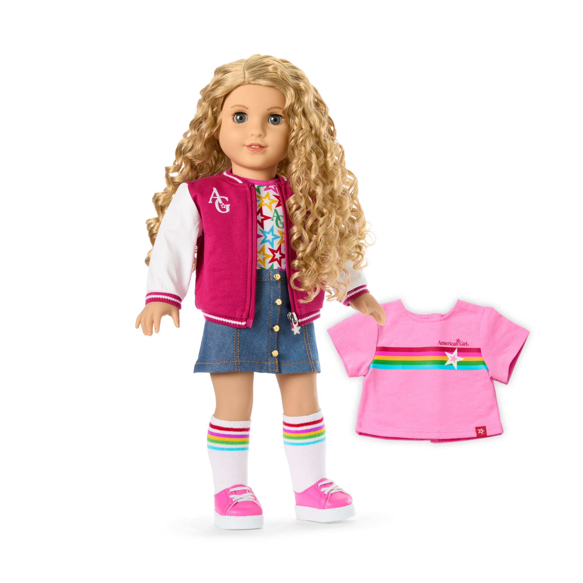 Truly Me 18-Inch Doll #115 With Curly Blonde Hair - Image 2
