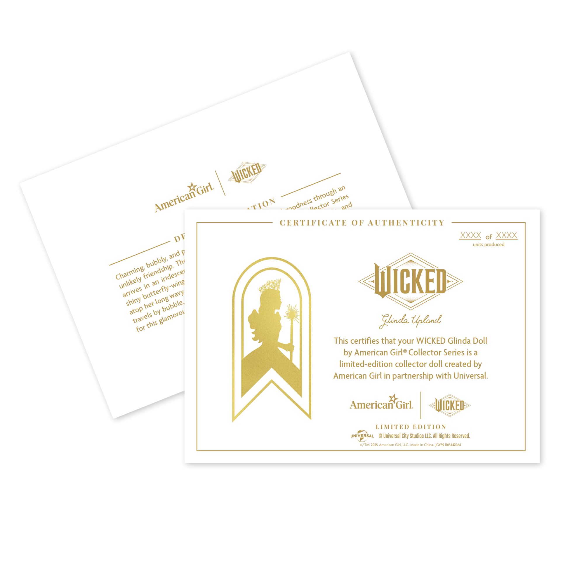 Wicked Glinda Doll By American Girl Collector Series - Image 11