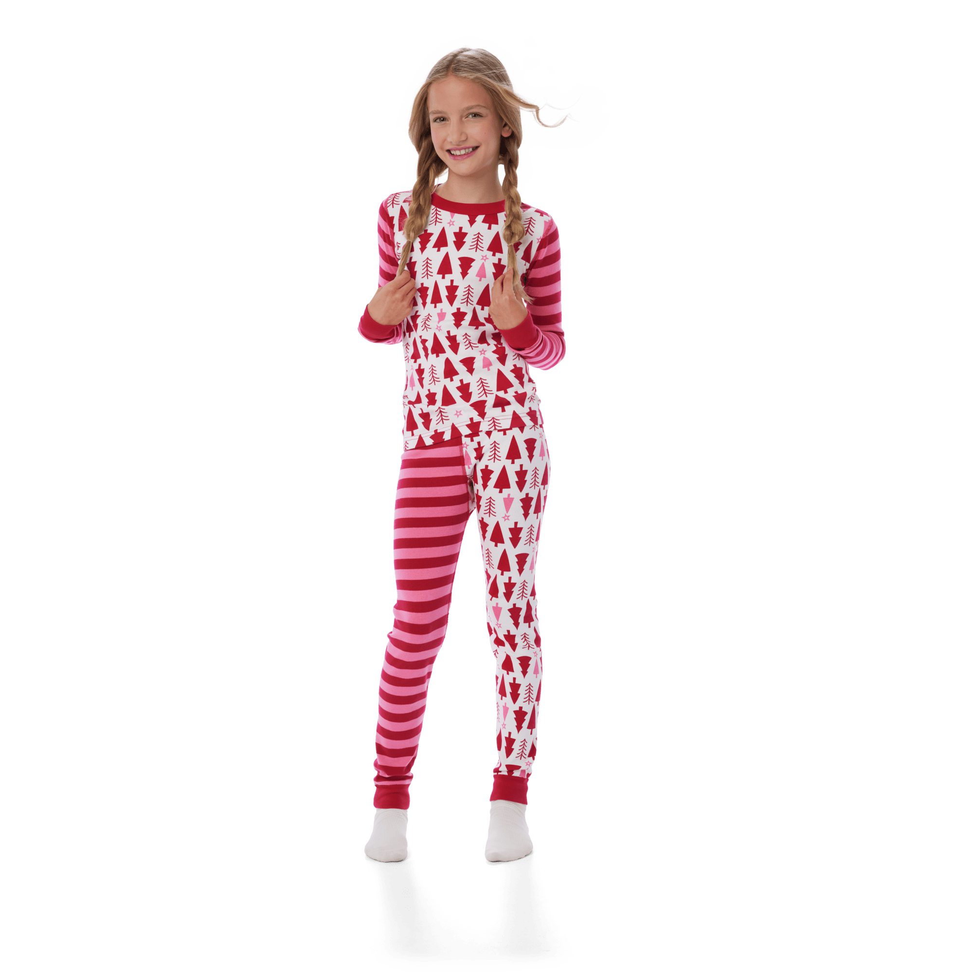 American Girl X Hanna Andersson Holiday Treetops Pajamas For Little Girls & Girls - Image 9