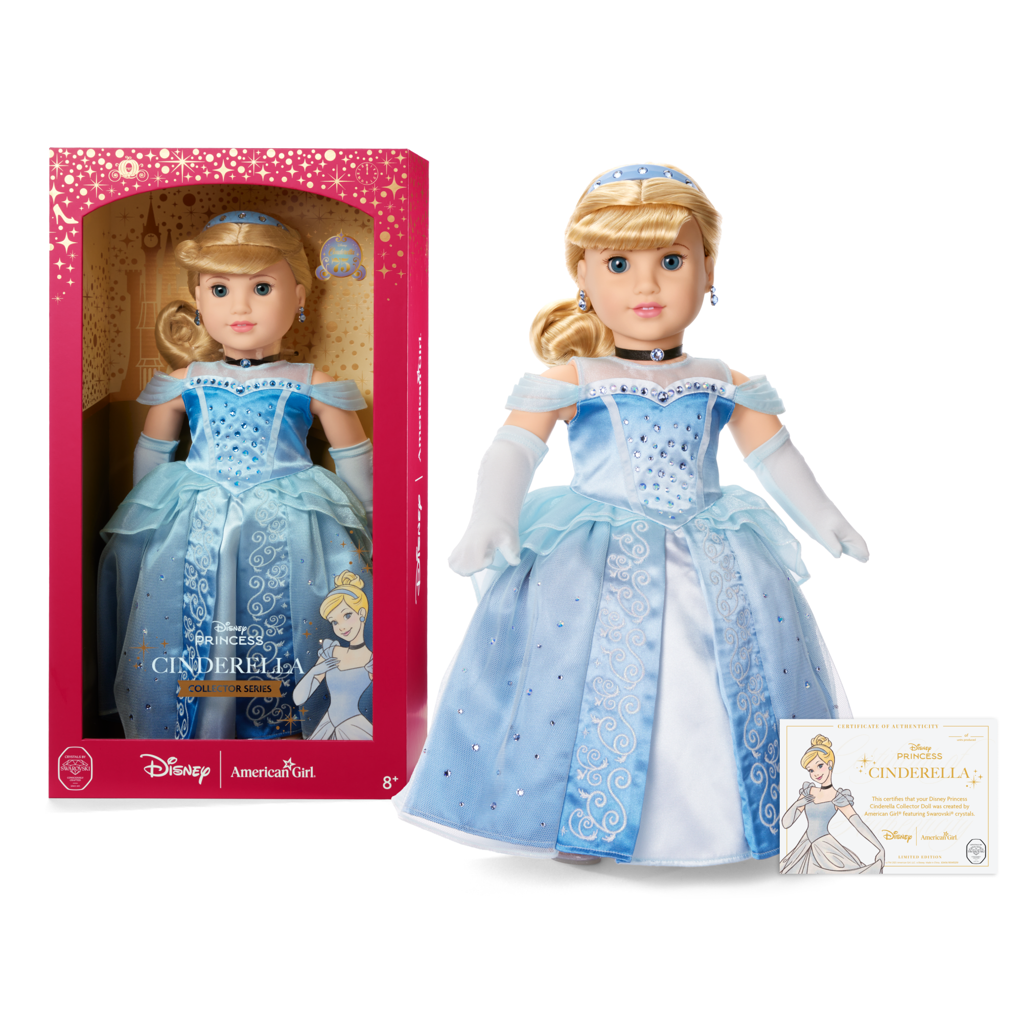 Disney Princess Cinderella 18-Inch Doll By American Girl Collector Series - Image 15