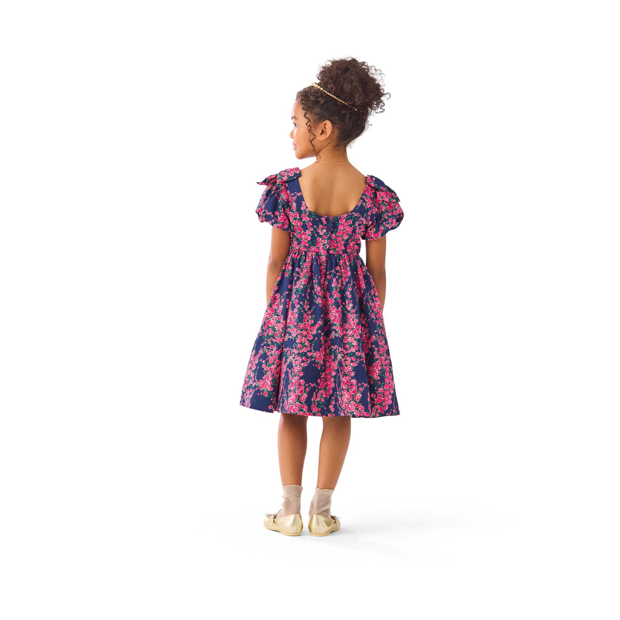 American Girl X Janie And Jack Rosy Cascade Party Dress For Girls & 18-Inch Dolls - Image 3
