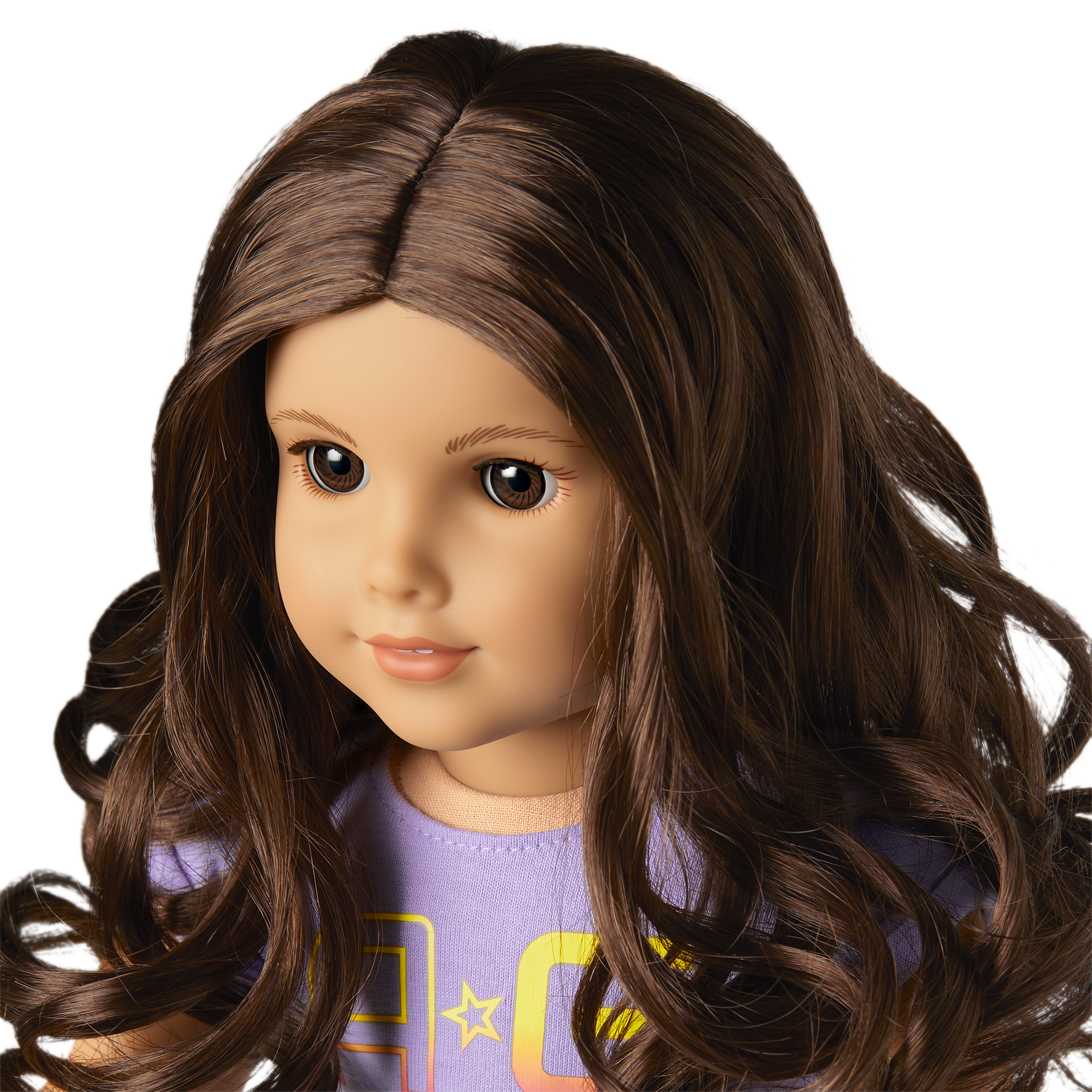 Truly Me 18-Inch Doll #121 With Curly Dark-Brown Hair - Image 4