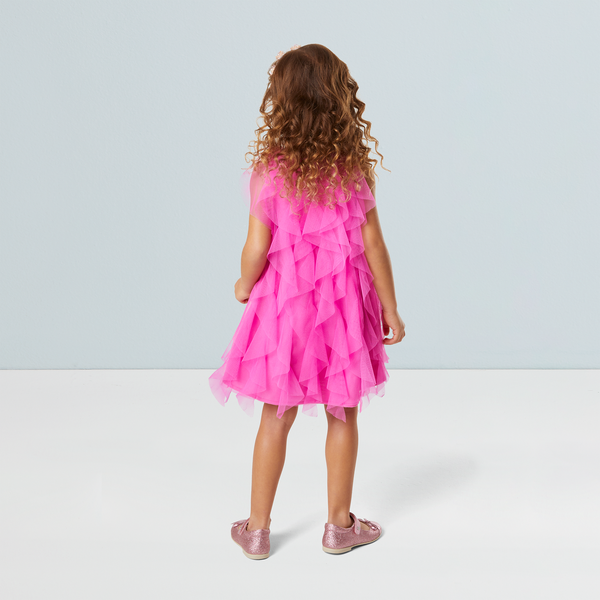 Party-Pink Birthday Dresses For Little Girls & Bitty Baby Dolls - Image 5