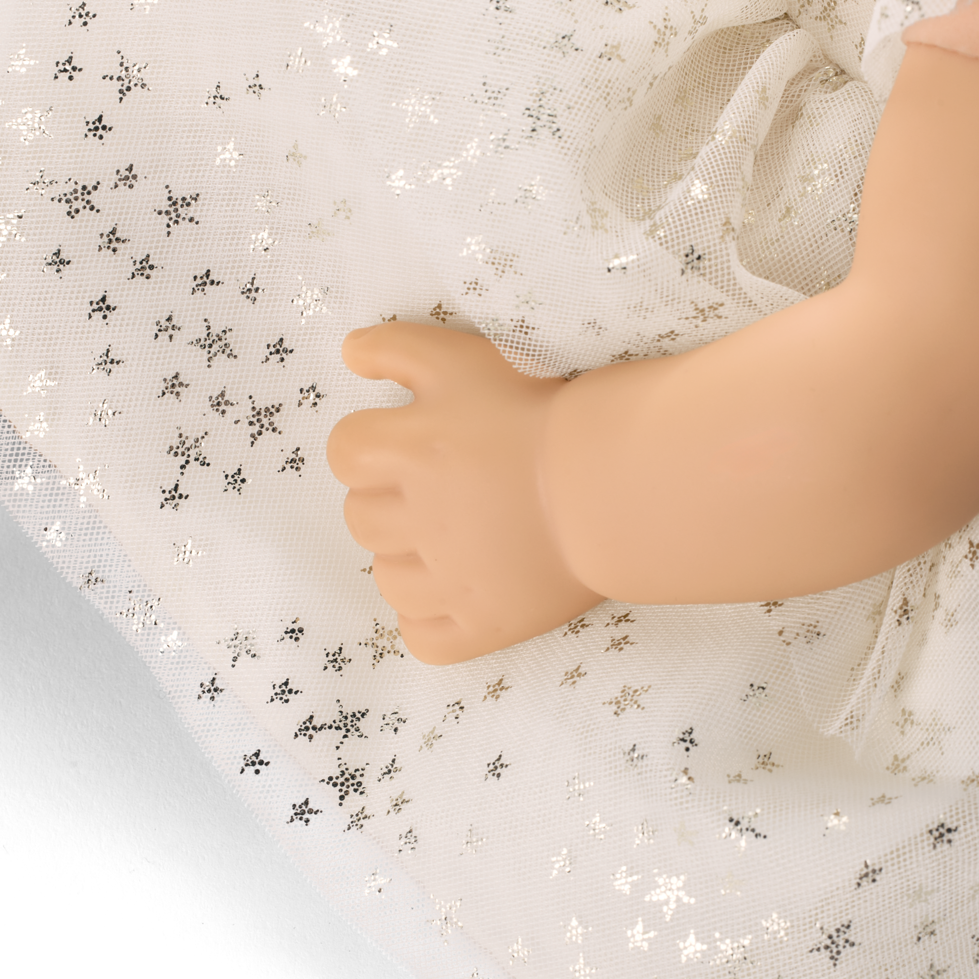 American Girl X Janie And Jack Sparkly Cream Celebration Dress For Little Girls & Bitty Baby Dolls - Image 8