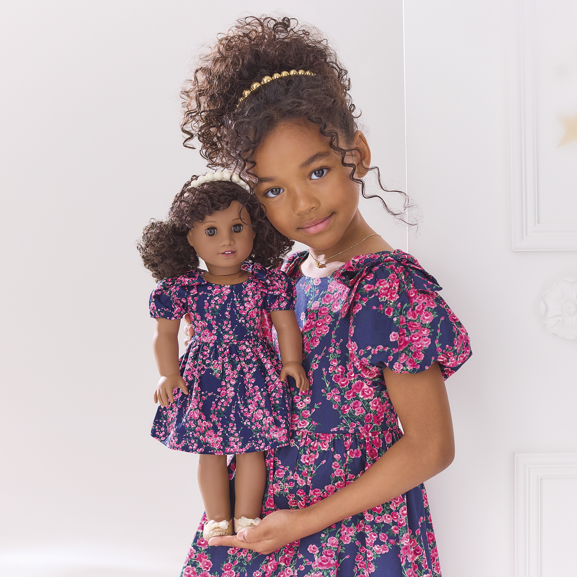American Girl X Janie And Jack Rosy Cascade Party Dress For Girls & 18-Inch Dolls - Image 12