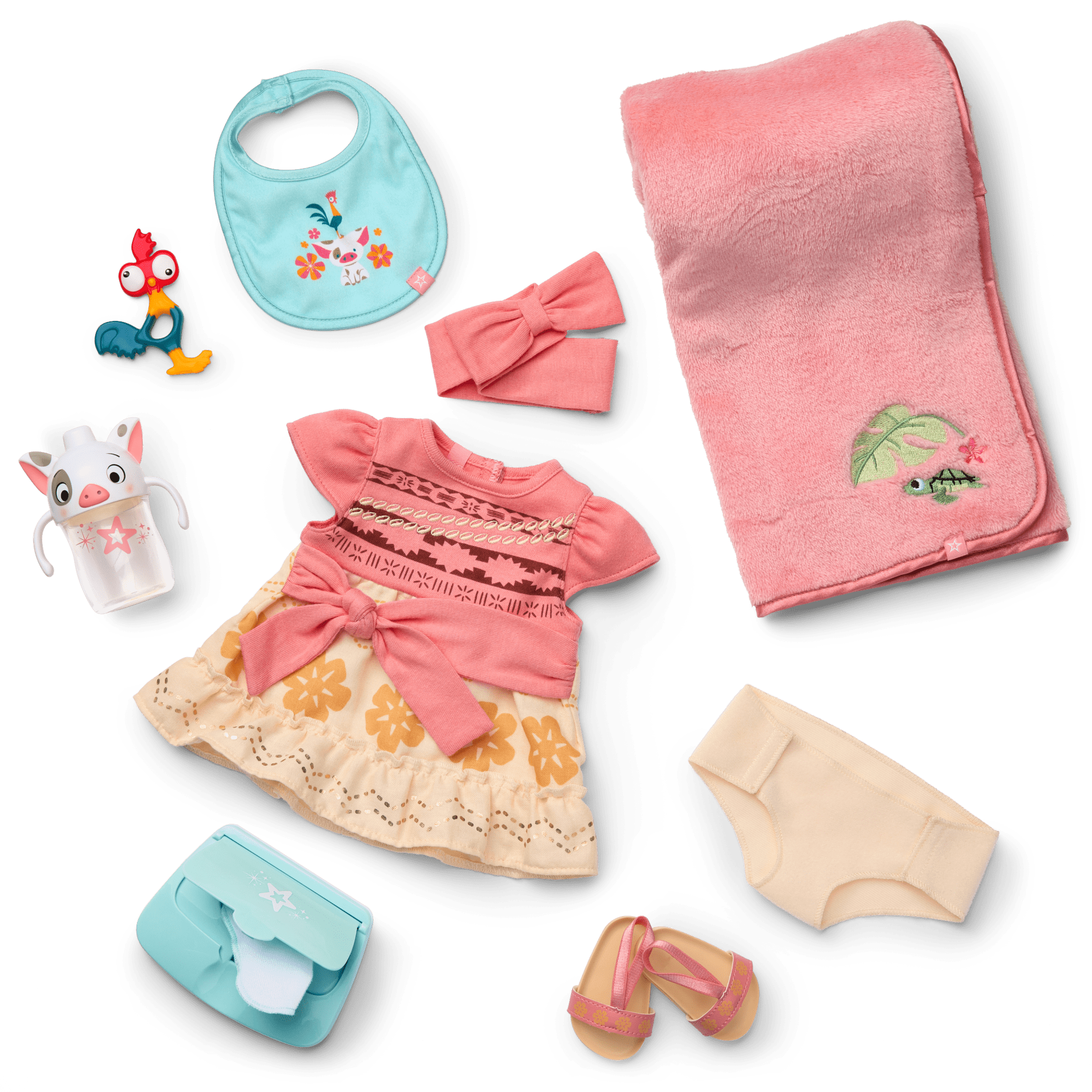 Disney Princess Moana Cuddle & Care Set With Bitty Baby Doll By American Girl - Image 3