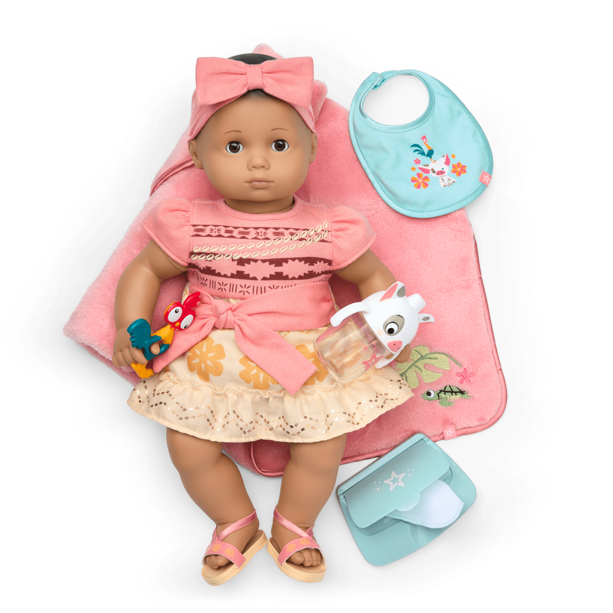 Disney Princess Moana Cuddle & Care Set With Bitty Baby Doll By American Girl - Image 2