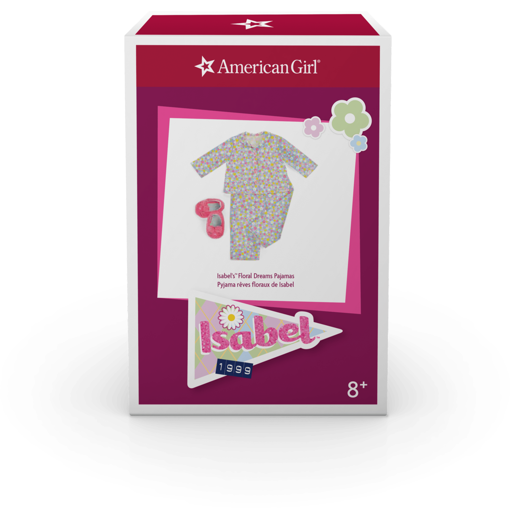 Isabel's Floral Dreams Pajamas For 18-Inch Dolls (Historical Characters) - Image 6
