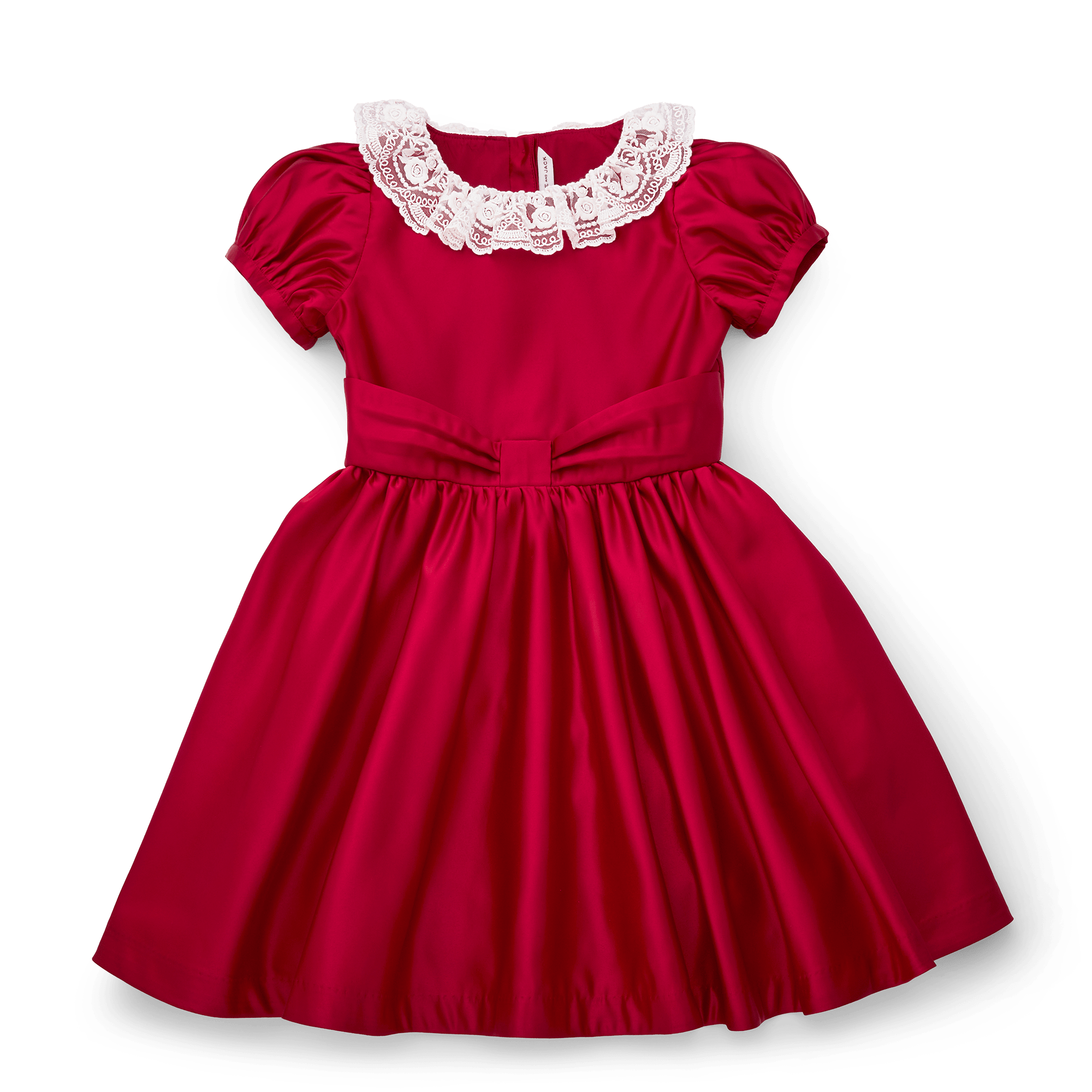 American Girl X Janie And Jack Holly-Red Party Dress For Girls - Image 5