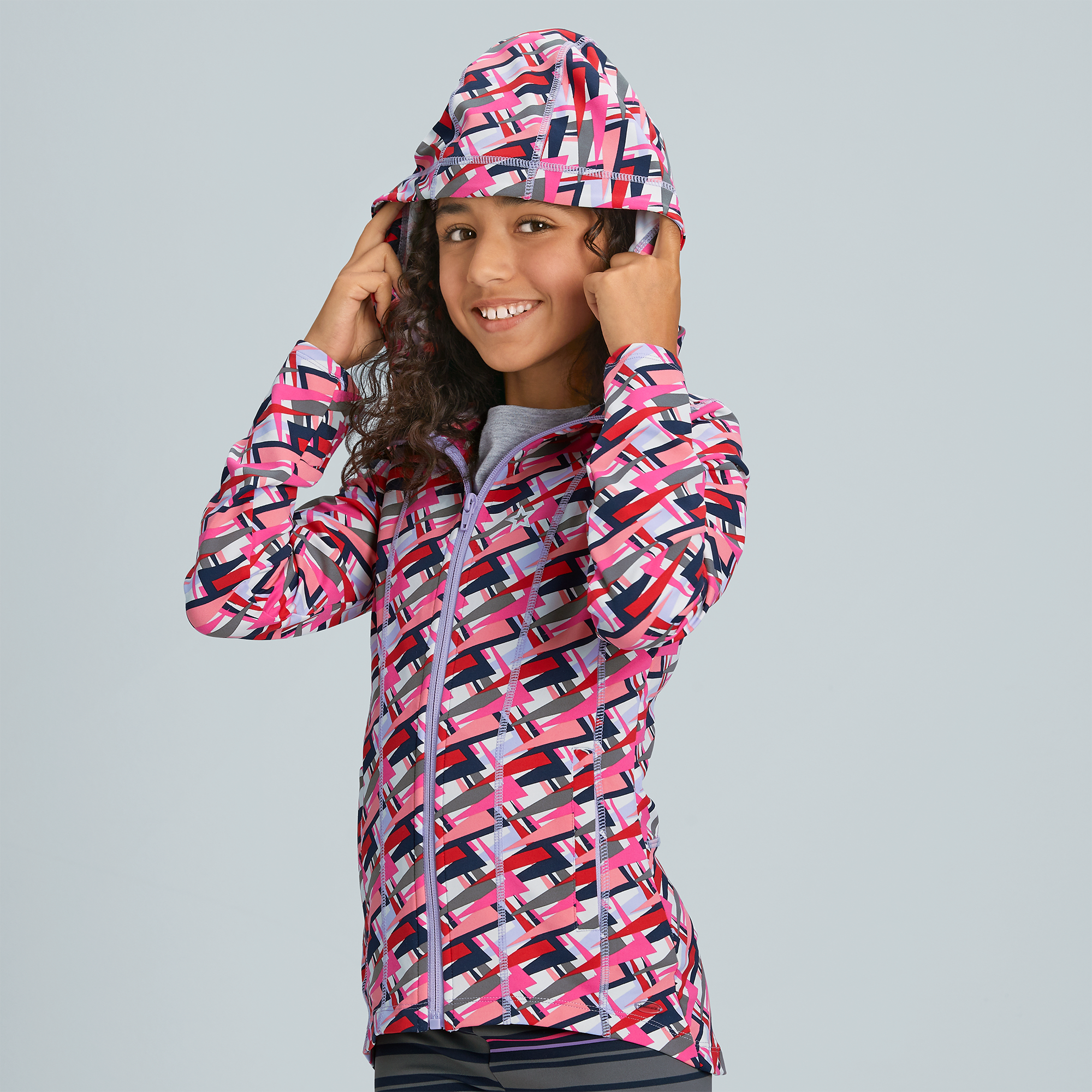 Feeling Fierce Print Jacket For Girls - Image 2
