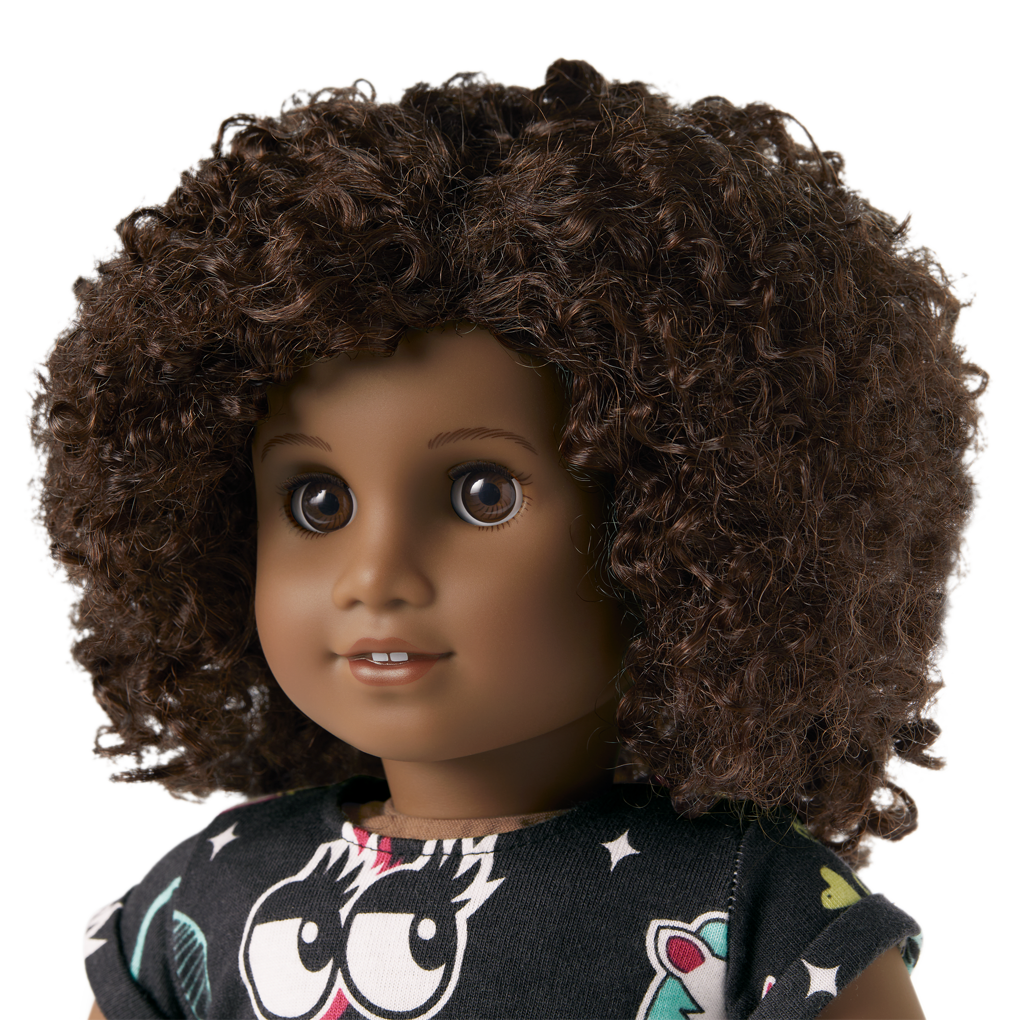 Truly Me 18-Inch Doll #112 With Short Curly Dark-Brown Hair - Image 4