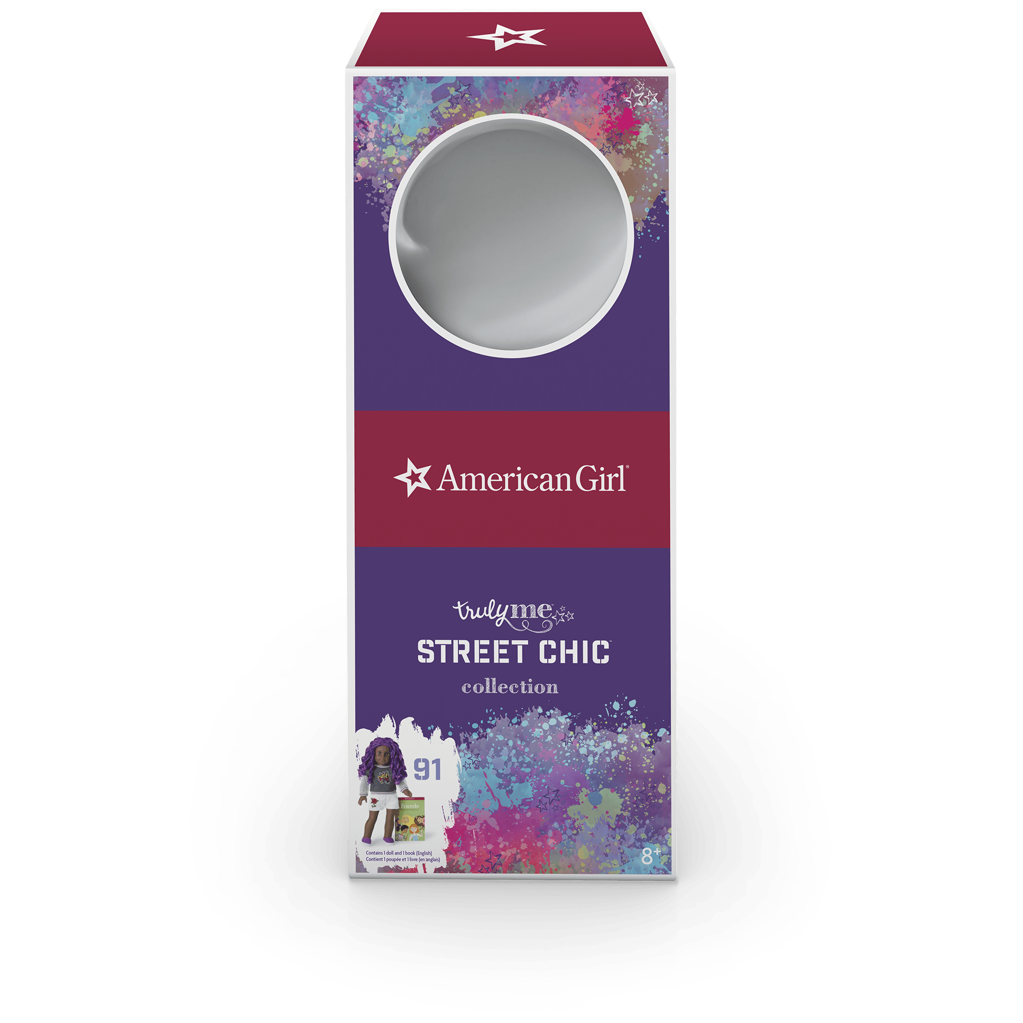 Truly Me 18-Inch Doll #91 With Curly Purple Hair - Image 6