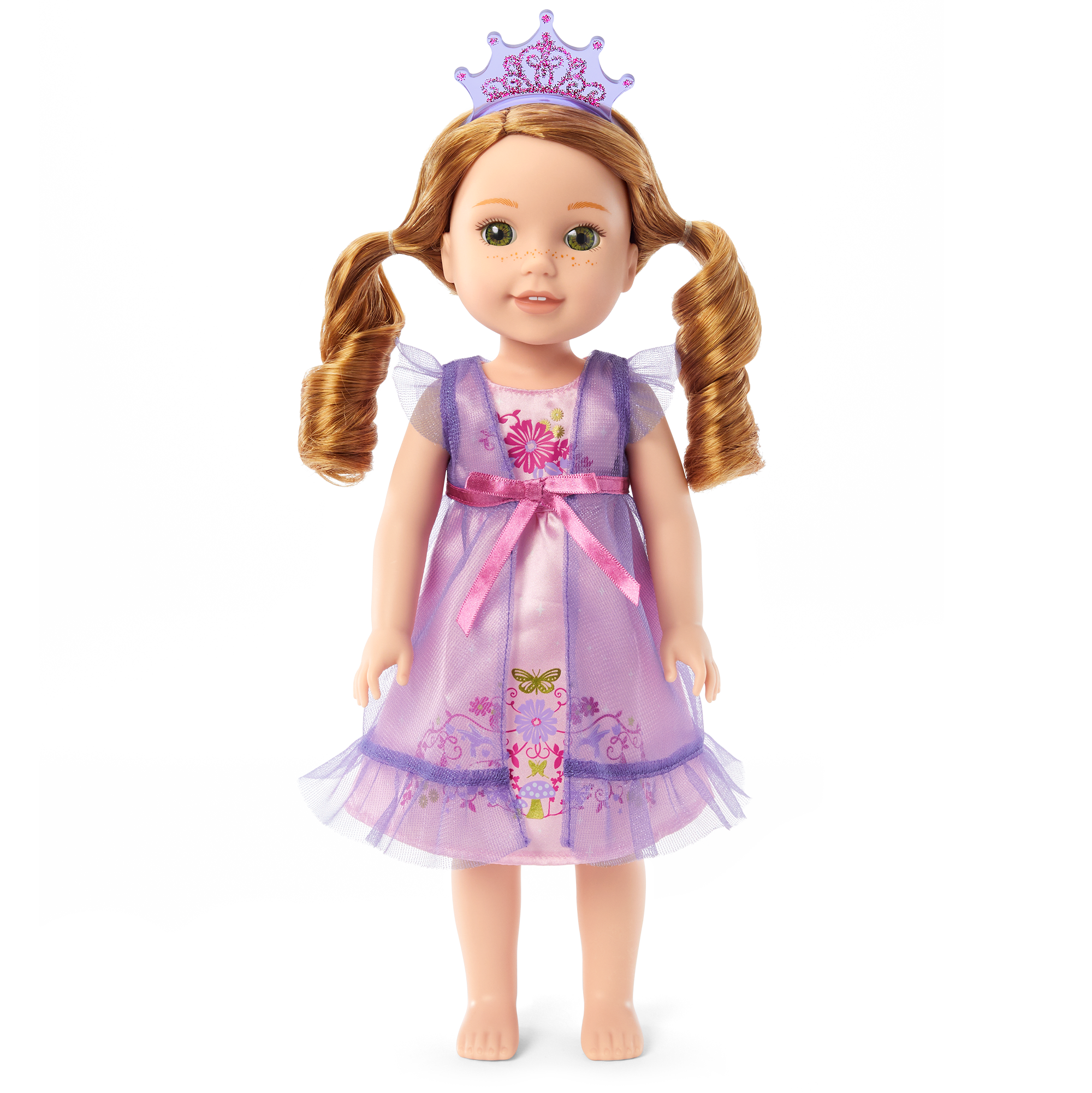Royal Ruffles Nightie And Robe For Little Girls & Welliewishers Dolls - Image 11