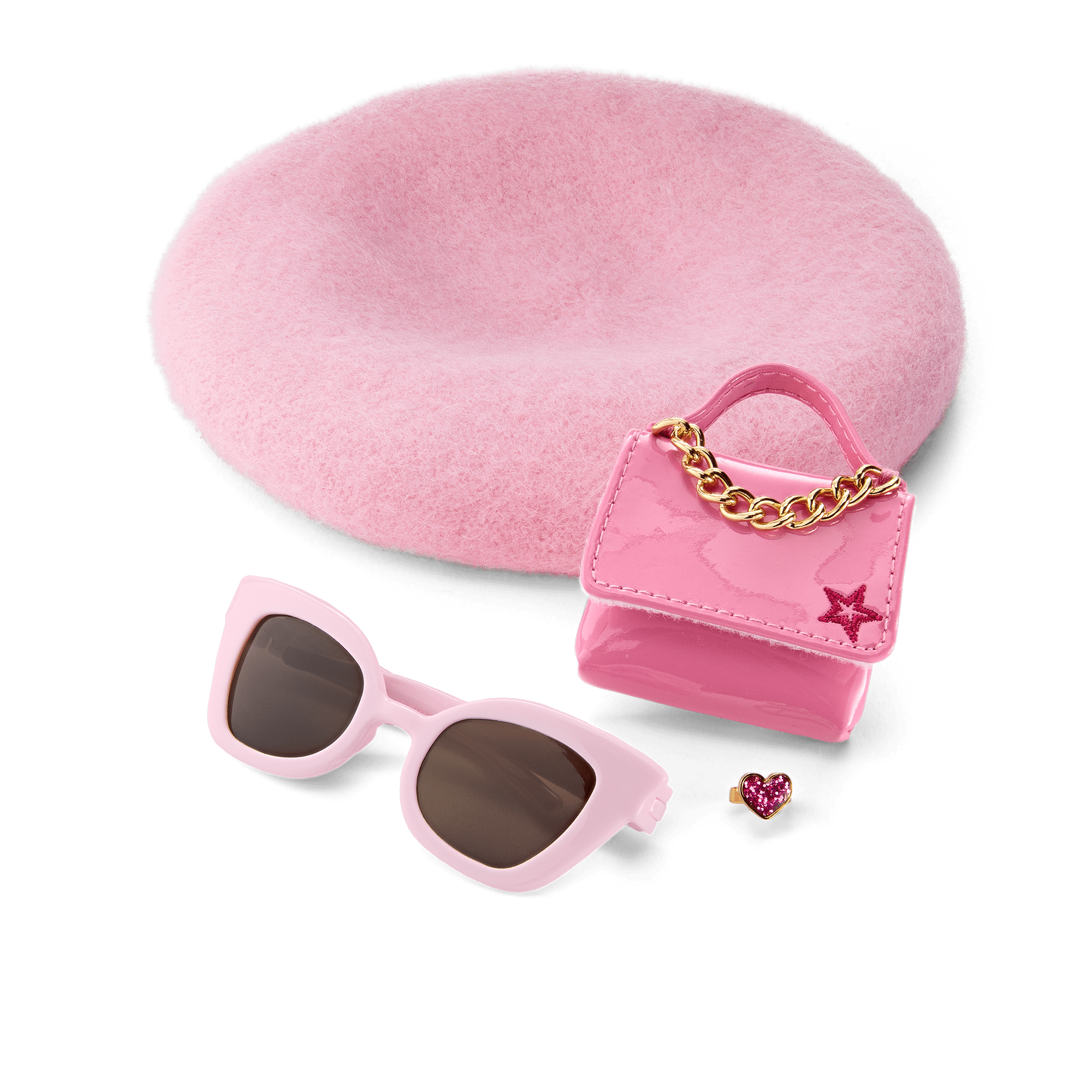 Pink Chic Accessories For 18-Inch Dolls