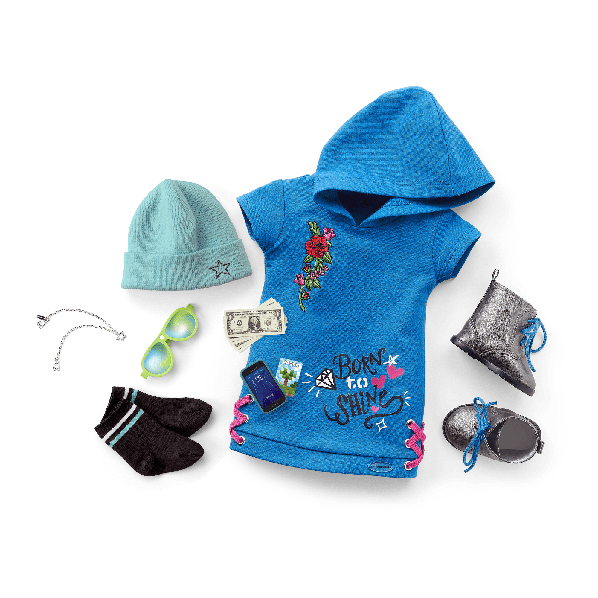 Truly Me Doll #90 In Skater Dress + Chic & Stylish Accessories - Image 2