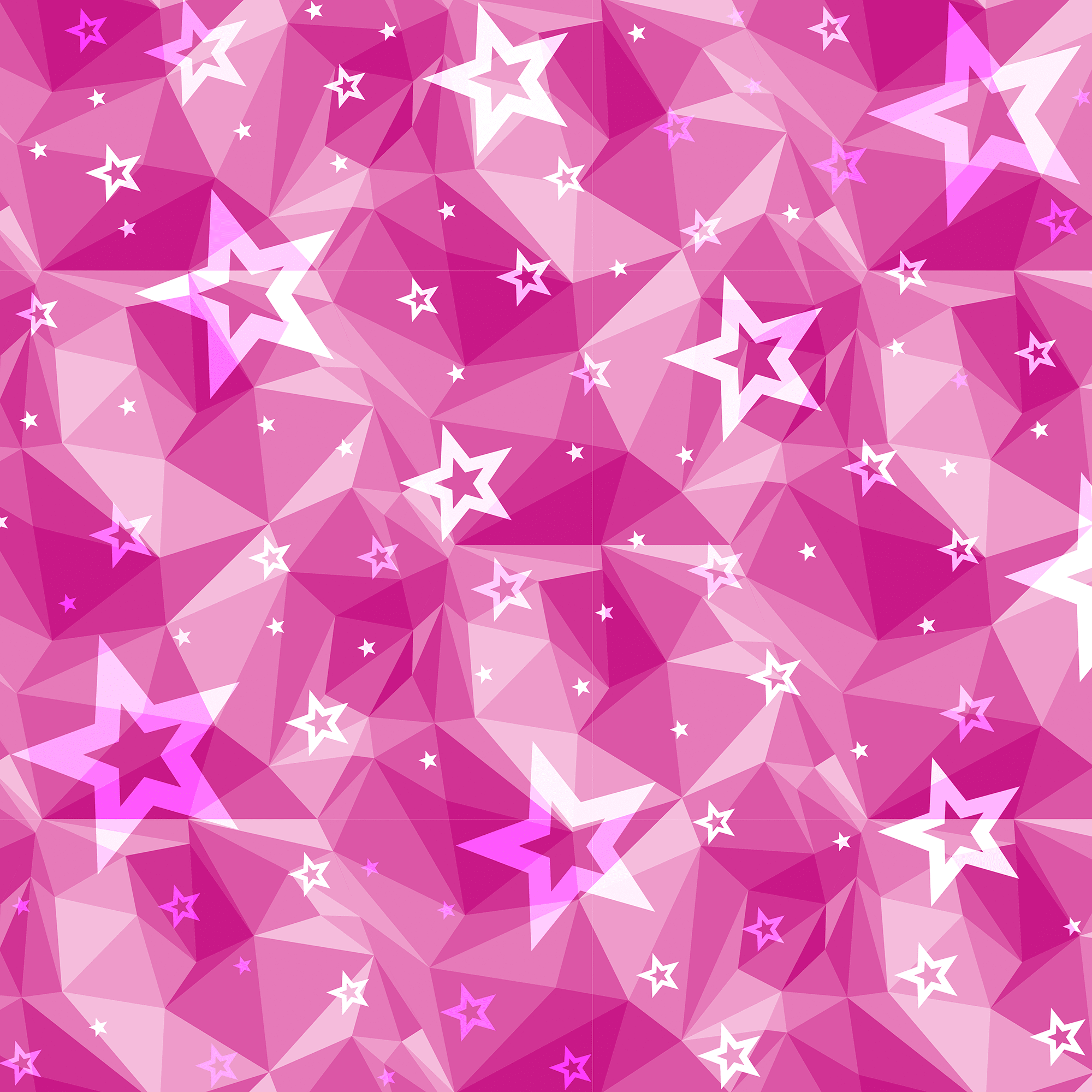 Starry Pink Gift Wrap