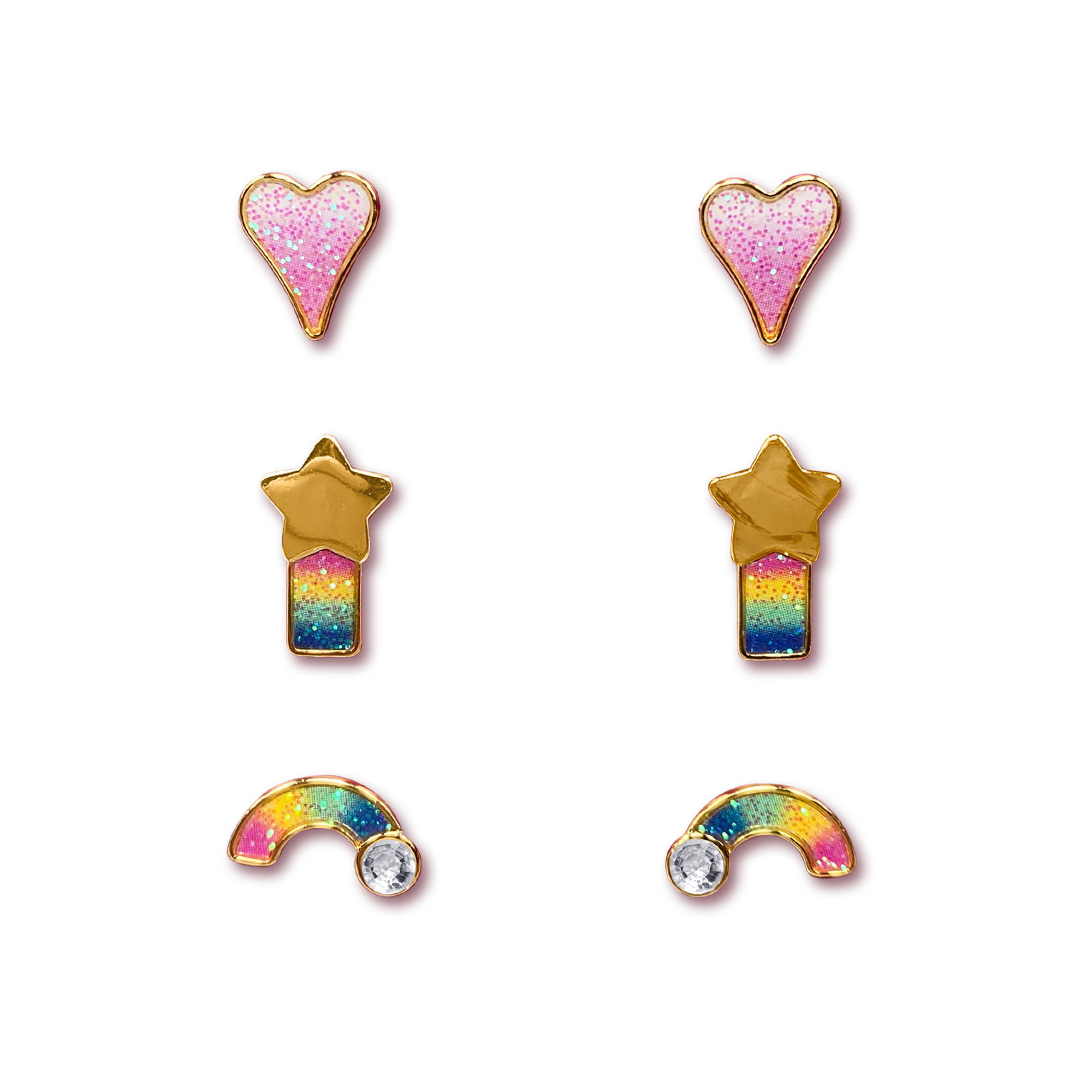 American Girl X Stephanie Gottlieb Golden Glow Earring Set For 18-Inch Dolls