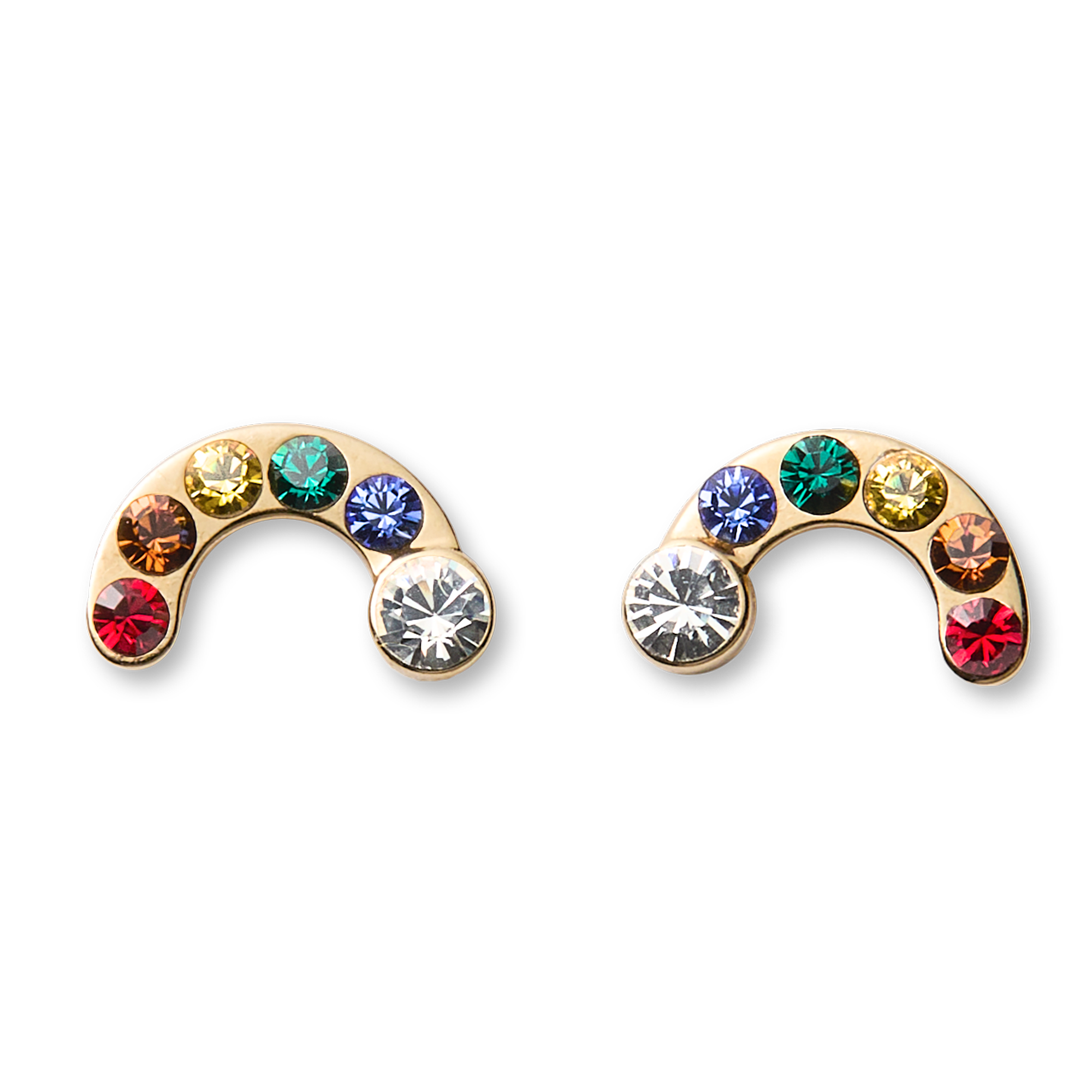 American Girl X Stephanie Gottlieb Radiant Rainbow Stud Earrings For Girls