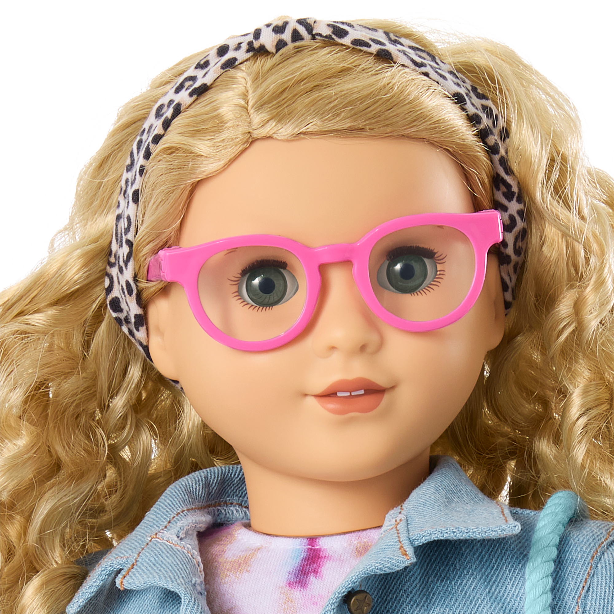 Petal-Pink Glasses For 18-Inch Dolls - Image 3