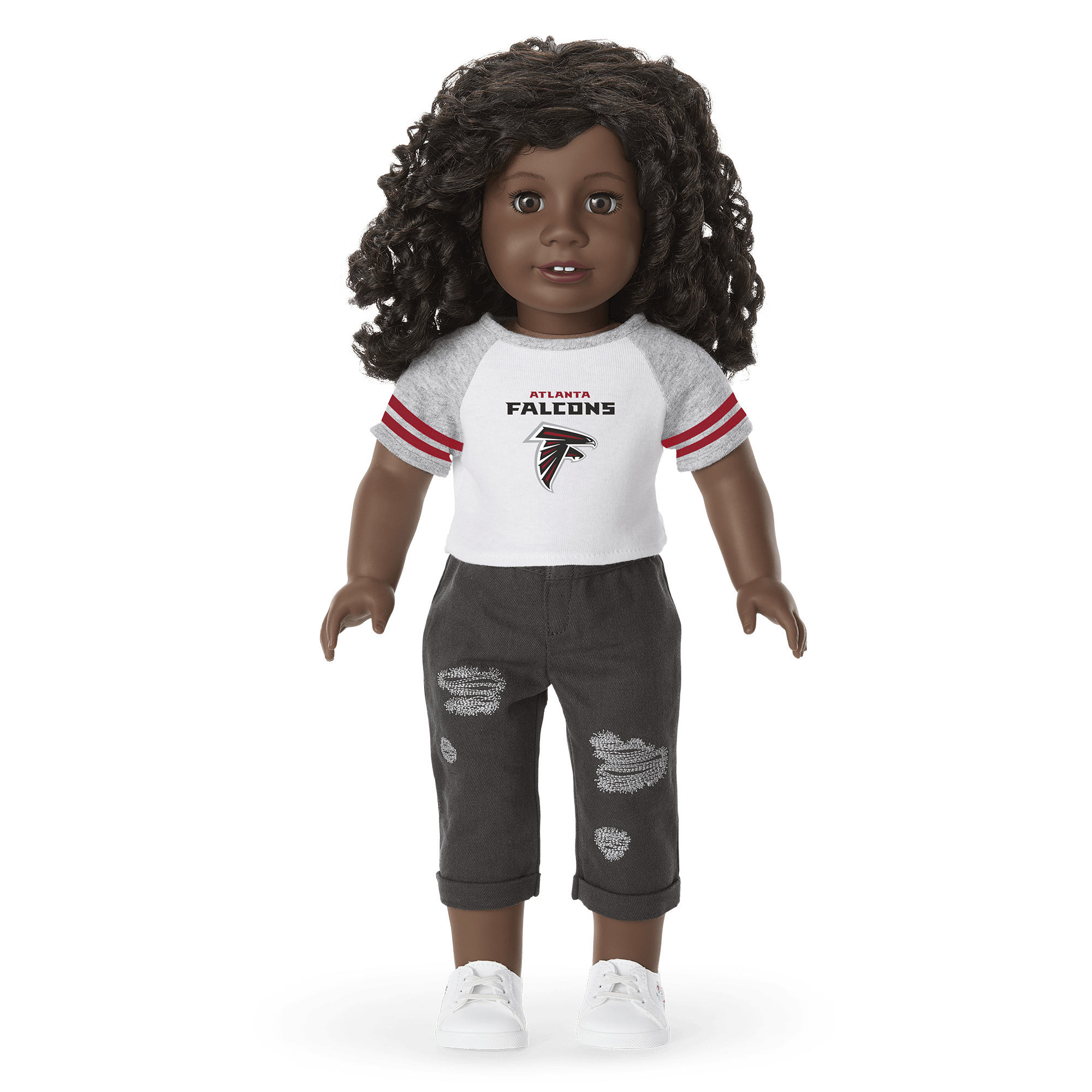 American Girl X Nfl Atlanta Falcons Fan Tee For 18-Inch Dolls - Image 2