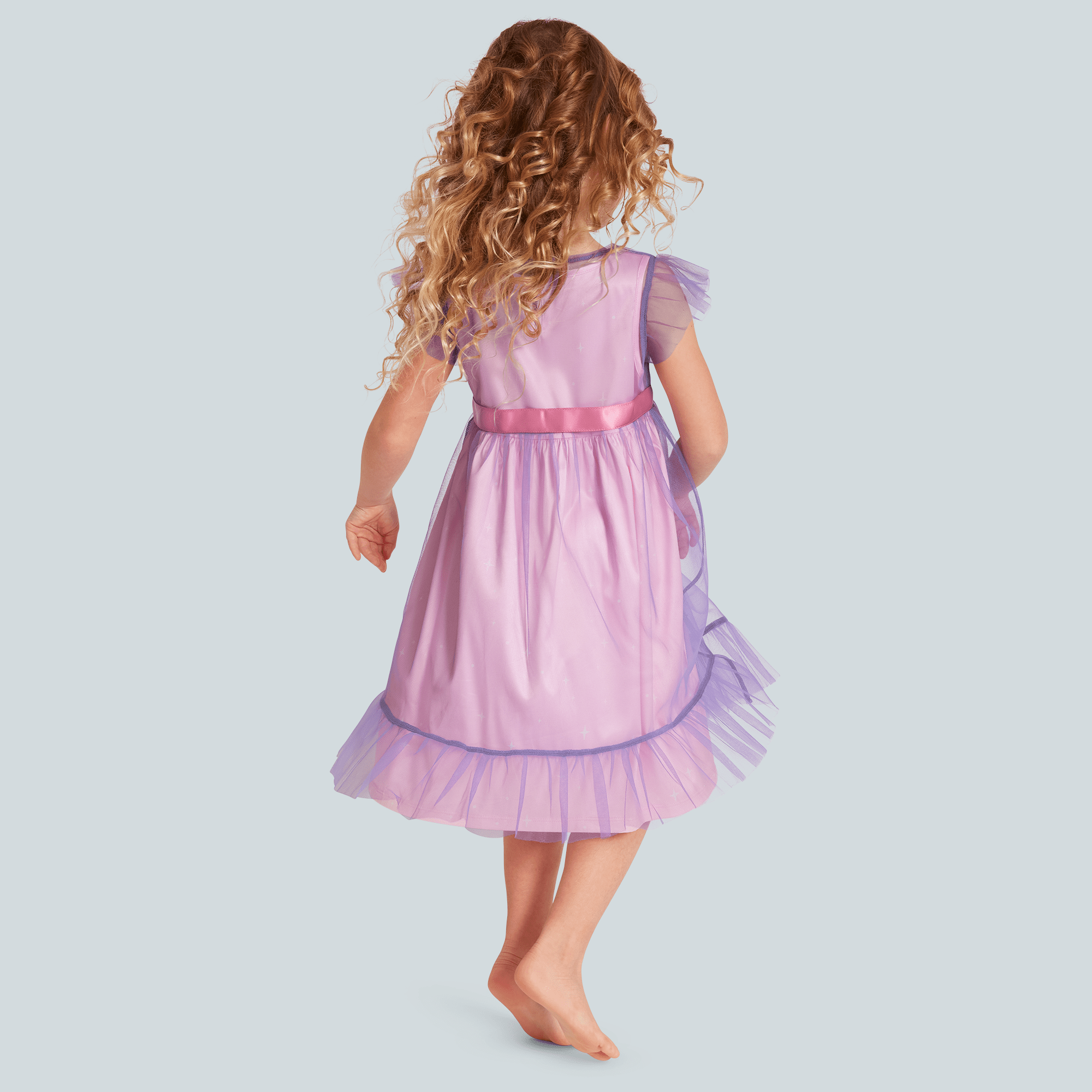 Royal Ruffles Nightie And Robe For Little Girls & Welliewishers Dolls - Image 5