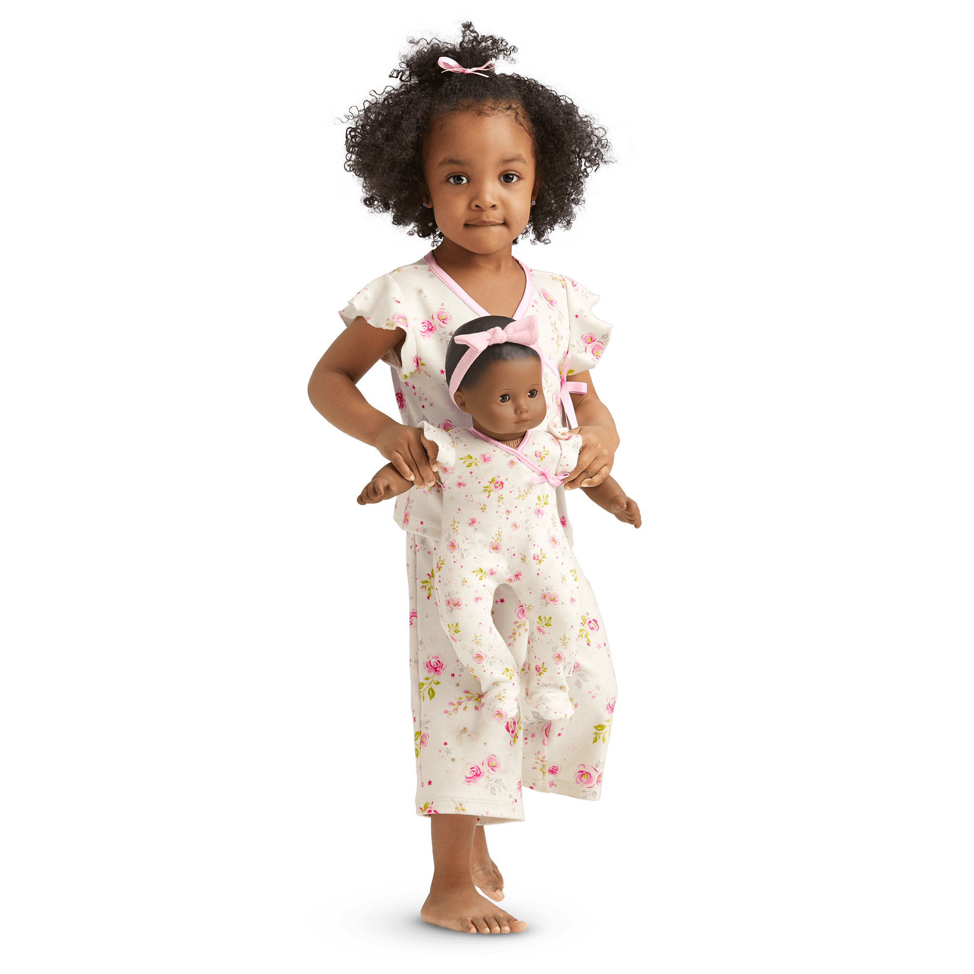 Beautiful Blooms Pajamas For Little Girls & Bitty Baby Dolls
