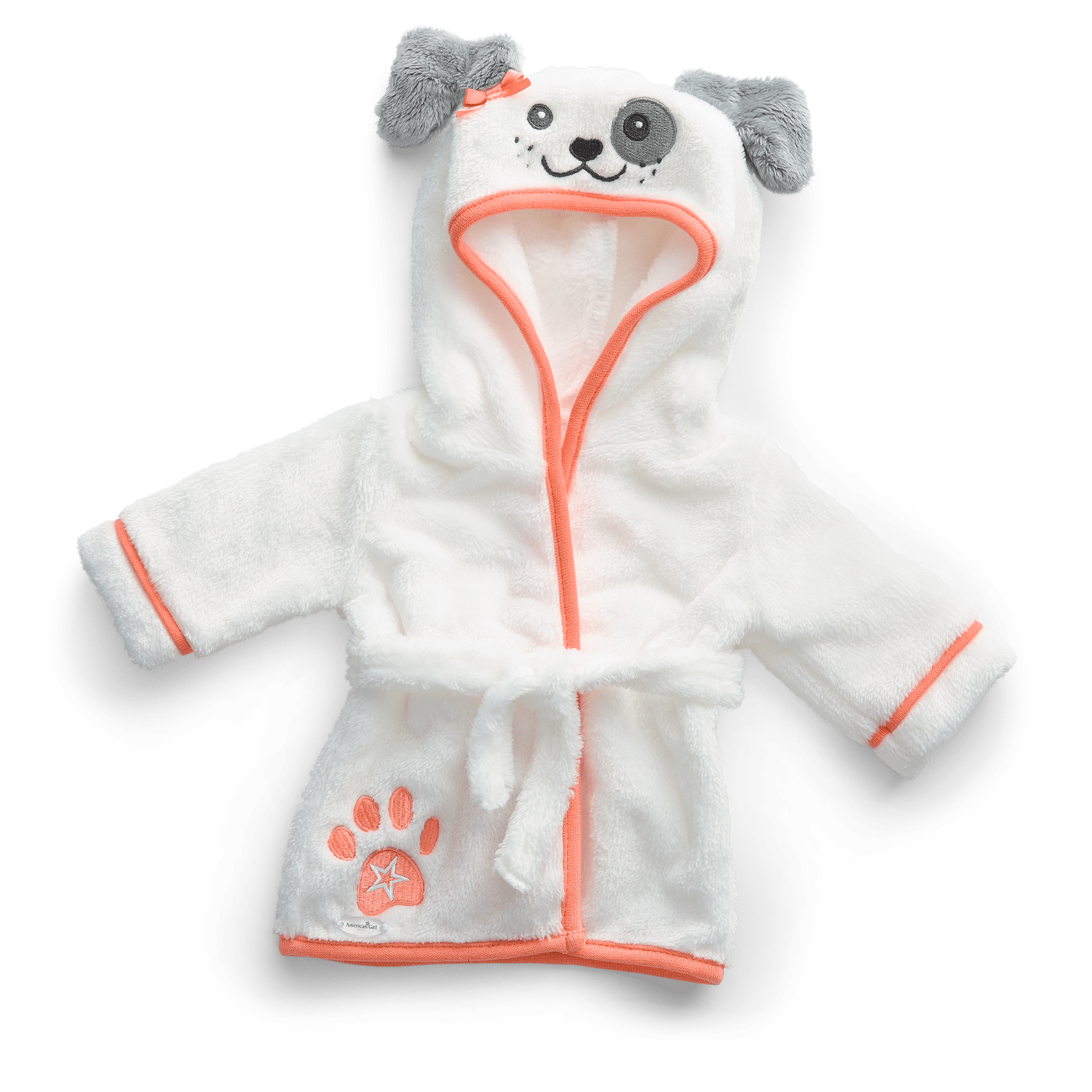 Comfy Puppy Robe Set For Girls & 18-Inch Dolls - Image 8